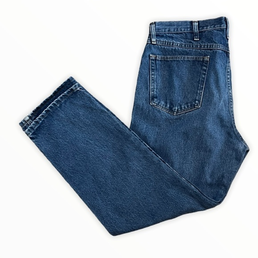 Vintage Rustler straight leg relaxed fit cotton jeans 38X30